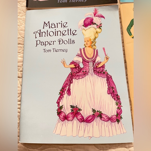 Tom Tierney Marie Antoinette, famous Movie, Vivien Leigh, Storybook Paper Dolls. - Picture 4 of 13
